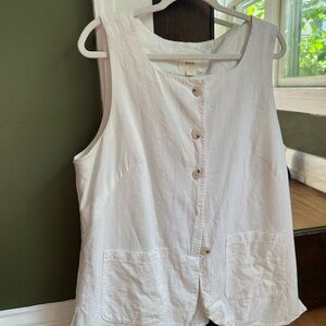 Anthropologie button up vest